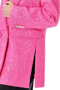 ( New Season ) Dolce & Gabbana Sequin Embellished Single-Breasted Jacket - Pink -Cheap Vestureo Store 47430c4b79ca961fba13fd897469b3e4