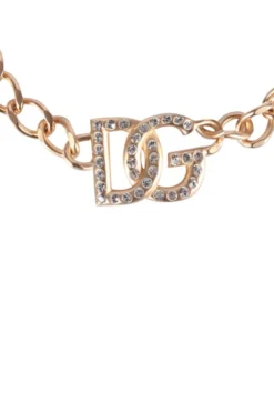 ( New Season ) Dolce & Gabbana Embellished Logo Chain Choker - Gold 5 ( New Season ) Dolce & Gabbana Embellished Logo Chain Choker - Gold -Cheap Vestureo Store 47a33e4e8fe40949fc0f945c235652de