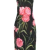 ( New Season ) Dolce & Gabbana Floral Print Sleeveless Dress - Multi