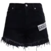 Dolce & Gabbana Embellished Logo Skirt - Black