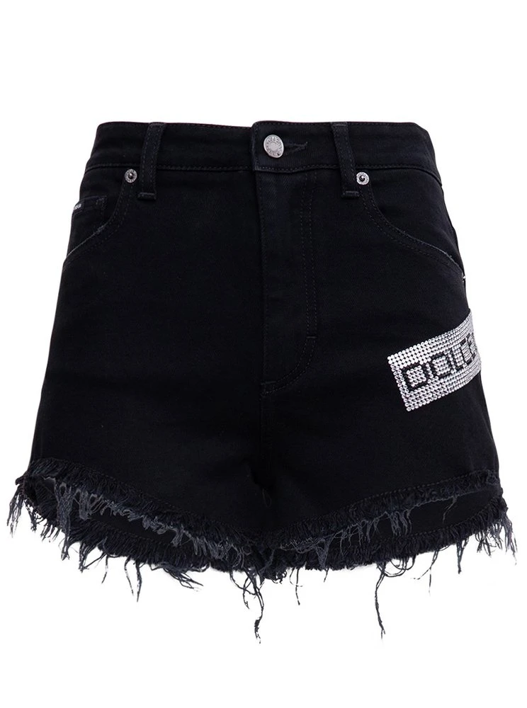 Dolce & Gabbana Embellished Logo Skirt - Black 1 Dolce & Gabbana Embellished Logo Skirt - Black