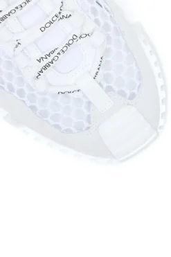 ( New Season ) Dolce & Gabbana Mesh Lace-Up Sneakers - White -Cheap Vestureo Store 482dd378492f519c3316afb6e78c03ff