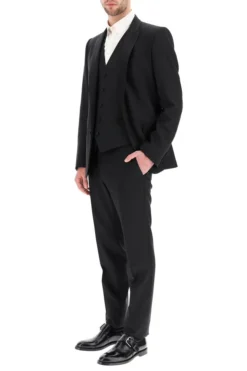Dolce & Gabbana Tuxedo Three-Piece Suit - Black -Cheap Vestureo Store 483b51effdb3d6085f5a238d5c4fca8d