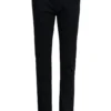 ( New Season ) Dolce & Gabbana Low Rise Slim Cut Jeans - Black
