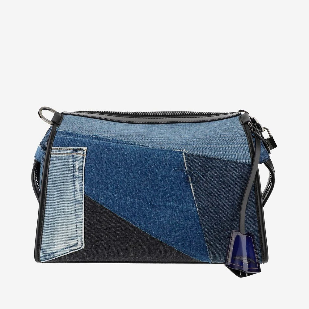 Dolce & Gabbana Edge Patchwork Denim Crossbody Bag - Blue 2 Dolce & Gabbana Edge Patchwork Denim Crossbody Bag - Blue - Image 2