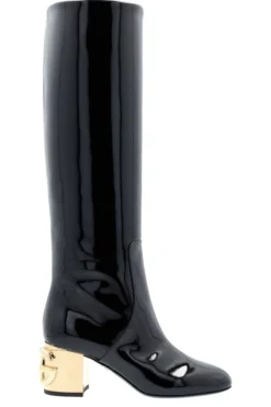 Dolce & Gabbana DG Karol Heel Boots - Black