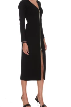Dolce & Gabbana Zip-Up Midi Dress - Black 14 Dolce & Gabbana Zip-Up Midi Dress - Black -Cheap Vestureo Store 48fcb3eaa8602197d61f13a7995aff42
