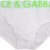 ( New Season ) Dolce & Gabbana Logo Waistband Briefs - White