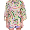 ( New Season ) Dolce & Gabbana 60s Printed Shirt - Multi