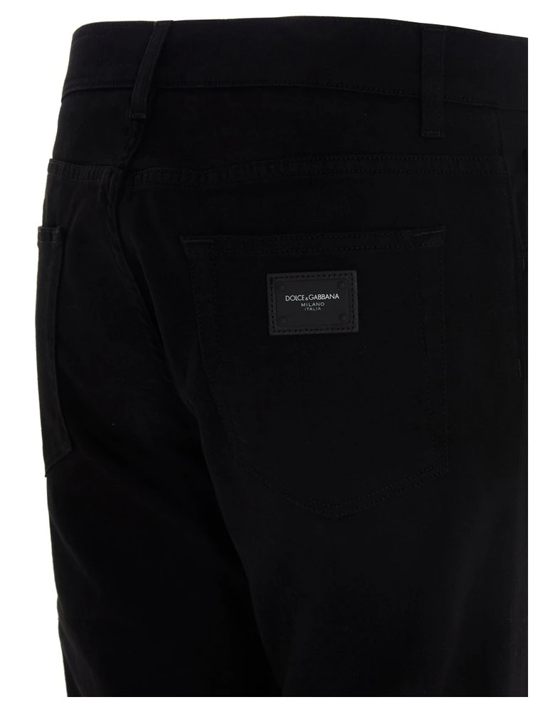 Dolce & Gabbana Slim-Fit Stretch Jeans - Black 5 Dolce & Gabbana Slim-Fit Stretch Jeans - Black - Image 5