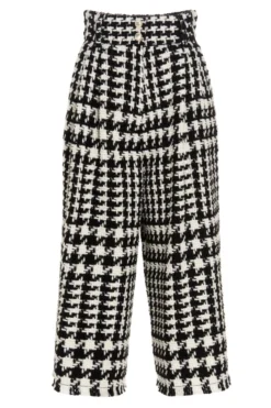 Dolce & Gabbana Houndstooth Cropped Pants - Multi