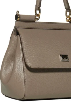 ( New Season ) Dolce & Gabbana Sicily Small Tote Bag - Beige -Cheap Vestureo Store 4b64641b6c4f4ff6f27386e0e05d76a6