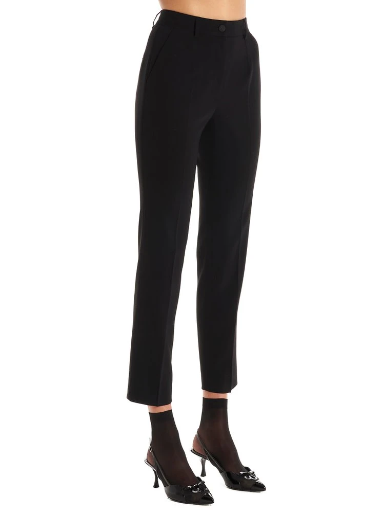 Dolce & Gabbana High Waist Tailored Pants - Black 3 Dolce & Gabbana High Waist Tailored Pants - Black - Image 3