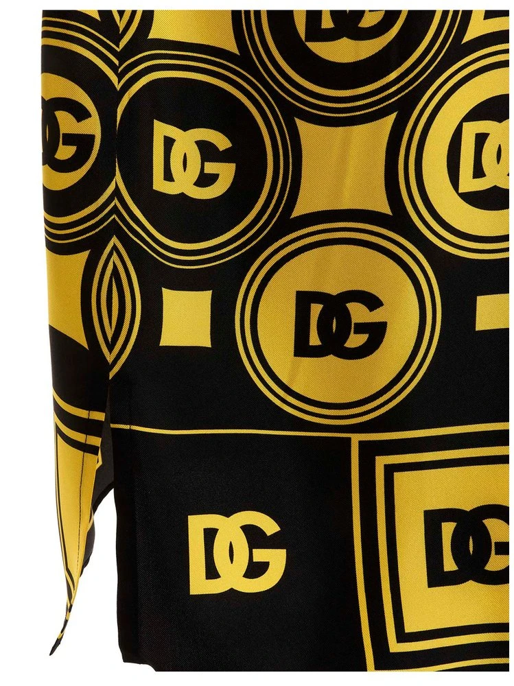 ( New Season ) Dolce & Gabbana Allover DG Logo Printed Shirt - Multi 8 ( New Season ) Dolce & Gabbana Allover DG Logo Printed Shirt - Multi - Image 8