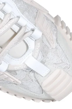 ( New Season ) Dolce & Gabbana NS1 Lace-Up Sneakers - White -Cheap Vestureo Store 4c961b1988c0b12241162adfe95dad66