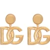 Dolce & Gabbana DG Logo Clip-On Earrings - Gold