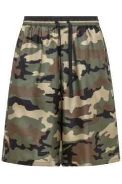 ( New Season ) Dolce & Gabbana Graphic-Print Drawstring Track Shorts - Multi