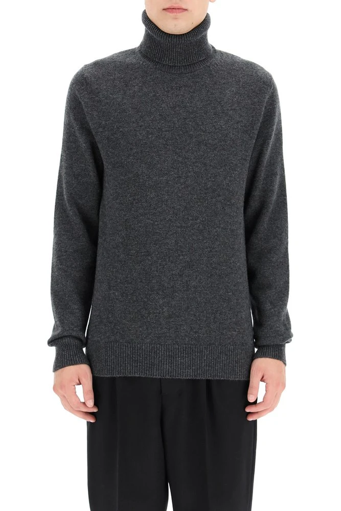 Dolce & Gabbana Turtleneck Knit Jumper - Grey 3 Dolce & Gabbana Turtleneck Knit Jumper - Grey - Image 3