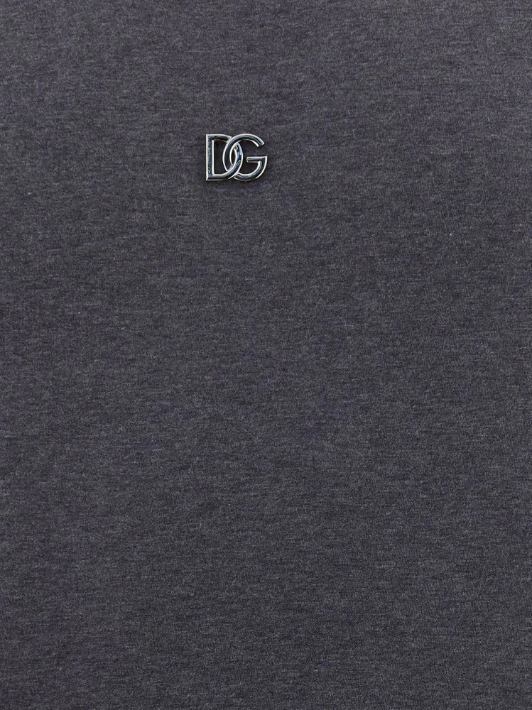 Dolce & Gabbana DG Logo T-Shirt - Grey 3 Dolce & Gabbana DG Logo T-Shirt - Grey - Image 3