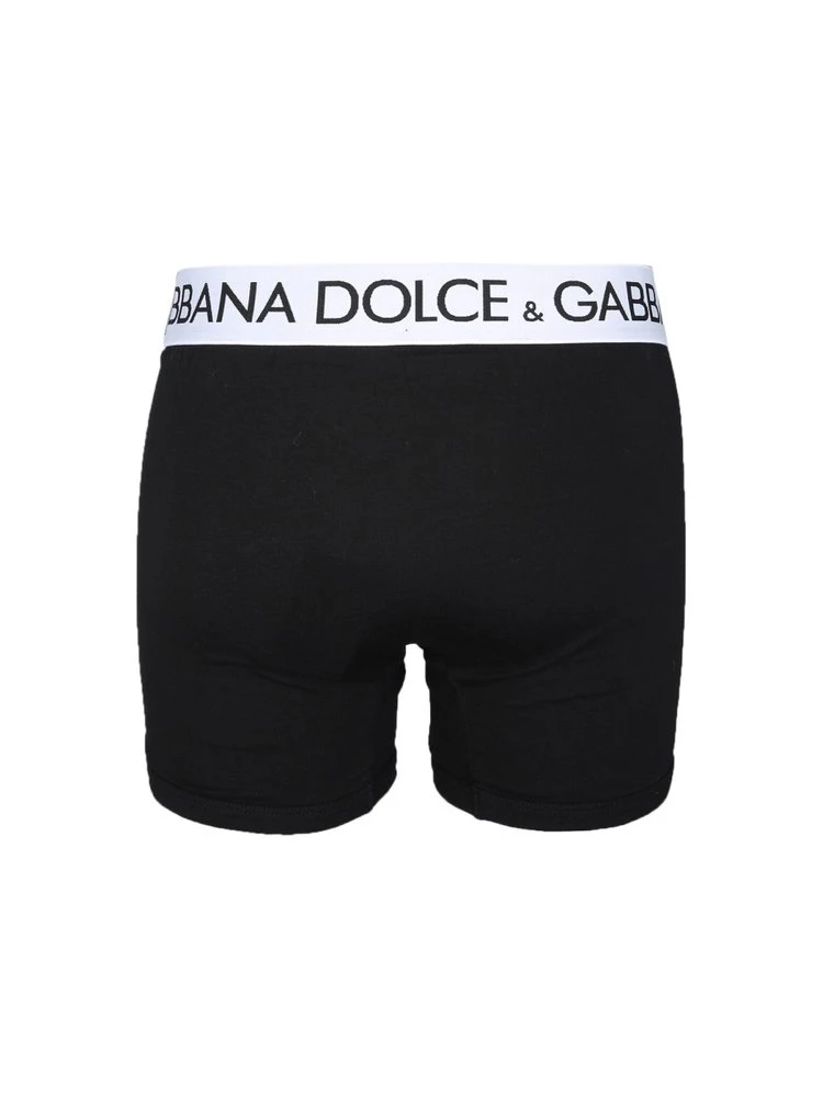 ( New Season ) Dolce & Gabbana Logo Waistband Boxers - Black 2 ( New Season ) Dolce & Gabbana Logo Waistband Boxers - Black - Image 2