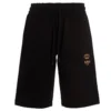 Dolce & Gabbana Logo Embroidered Drawstring Shorts - Black