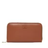 Dolce & Gabbana Logo Plaque Continental Wallet - Brown