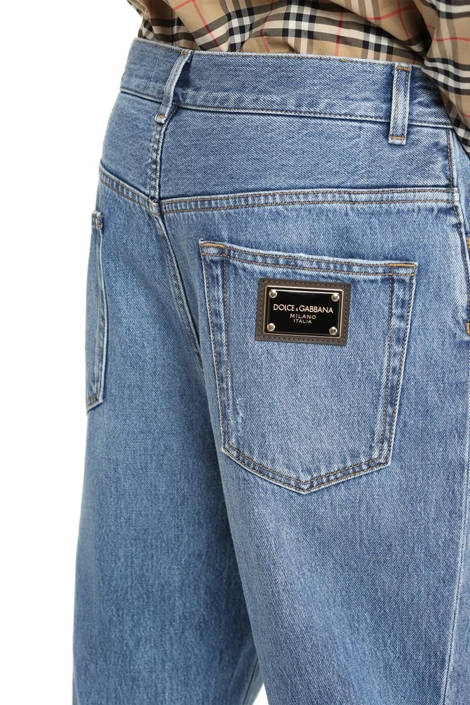 Dolce & Gabbana Straight-Leg Denim Jeans - Blue 5 Dolce & Gabbana Straight-Leg Denim Jeans - Blue - Image 5