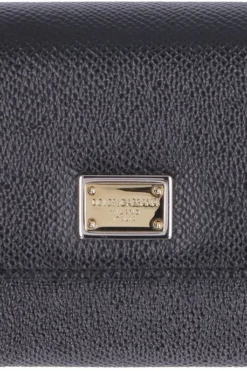 Dolce & Gabbana Logo Plaque Wallet - Black