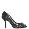 Dolce & Gabbana Bellucci Embellished Pumps - Blue
