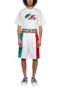 ( New Season ) Dolce & Gabbana DG Patch Satin Shorts - Multi -Cheap Vestureo Store 51124fbb902961e7a44ae7ea06d4f0eb