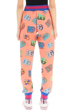 ( New Season ) Dolce & Gabbana DG Printed Drawstring Track Pants - Multi -Cheap Vestureo Store 5131dc28a219ccb2df434f0ea370f29a