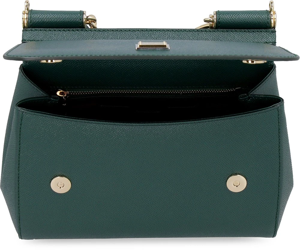 Dolce & Gabbana Sicily Medium Tote Bag - Green 4 Dolce & Gabbana Sicily Medium Tote Bag - Green - Image 4