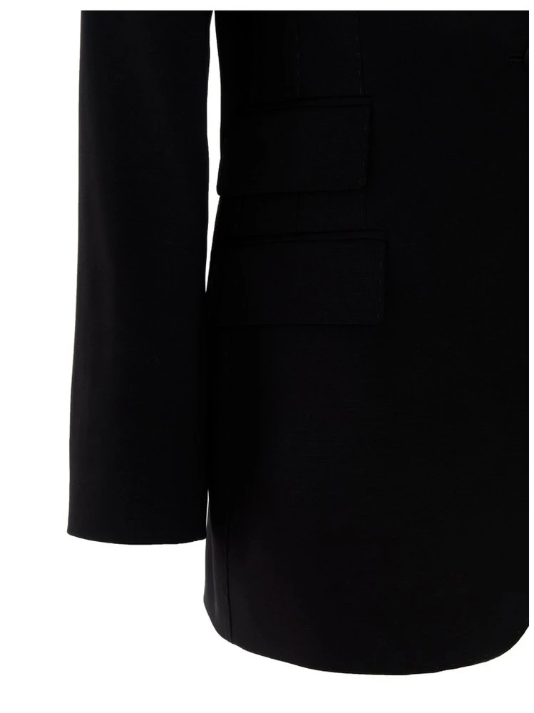 Dolce & Gabbana Single-Breasted Tailored Blazer - Black 7 Dolce & Gabbana Single-Breasted Tailored Blazer - Black - Image 7
