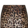 ( New Season ) Dolce & Gabbana Leopard Printed Skirt - Multi