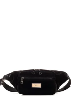 Dolce & Gabbana Logo Plaque Belt Bag - Black