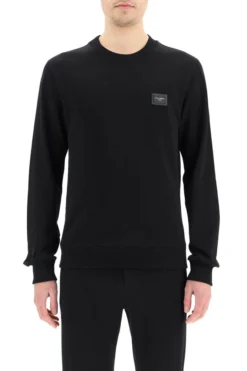 ( New Season ) Dolce & Gabbana Logo Patch Crewneck Sweatshirt - Black 5 ( New Season ) Dolce & Gabbana Logo Patch Crewneck Sweatshirt - Black -Cheap Vestureo Store 53bb96282ee60ab123bcc3061d19e547
