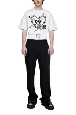 ( New Season ) Dolce & Gabbana Layered Waist Tailored Trousers - Black -Cheap Vestureo Store 5424b1f372fbe41cd39a135037e7c3b6