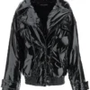 Dolce & Gabbana Padded Leather Jacket - Black