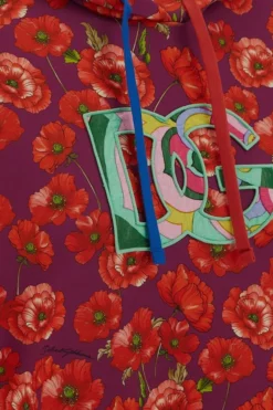 ( New Season ) Dolce & Gabbana Logo Embroidered Drawstring Hoodie - Multi -Cheap Vestureo Store 544ebb93a197a6d75ae1df3bacc26779