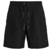 ( New Season ) Dolce & Gabbana Logo Patch Swim Shorts - Black