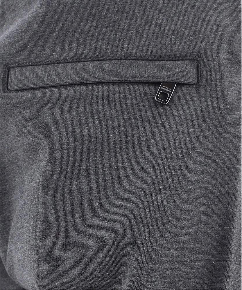 Dolce & Gabbana Bee Embroidered Jogger Pants - Grey 8 Dolce & Gabbana Bee Embroidered Jogger Pants - Grey - Image 8