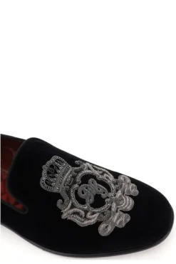 Dolce & Gabbana Monogram Embroidered Loafers - Black 7 Dolce & Gabbana Monogram Embroidered Loafers - Black -Cheap Vestureo Store 55164006af99d4178b3313aa22654a4d