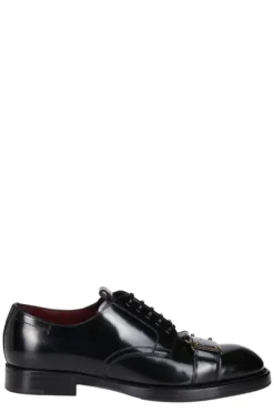 Dolce & Gabbana Brushed Derby Shoes - Black