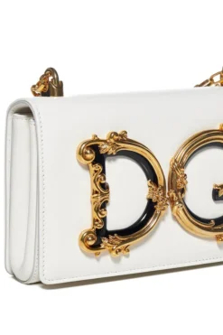( New Season ) Dolce & Gabbana DG Girls Shoulder Bag - White -Cheap Vestureo Store 55812bee1d047325575a7071778aa33f