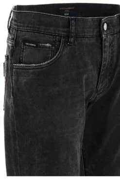 Dolce & Gabbana Straight Leg Jeans - Black -Cheap Vestureo Store 55e34321880f0ff283d4f1205149b6da