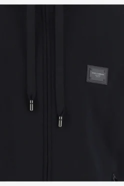 Dolce & Gabbana Logo Patch Hoodie - Navy -Cheap Vestureo Store 55f183f9bf3f736ee036de45b4bd7d98