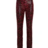 Dolce & Gabbana Leopard Printed High Waisted Jeans - Multi
