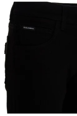 ( New Season ) Dolce & Gabbana Logo Patch Jeans - Black 7 ( New Season ) Dolce & Gabbana Logo Patch Jeans - Black -Cheap Vestureo Store 5640ed376a6777e225af51aaaaa58a15