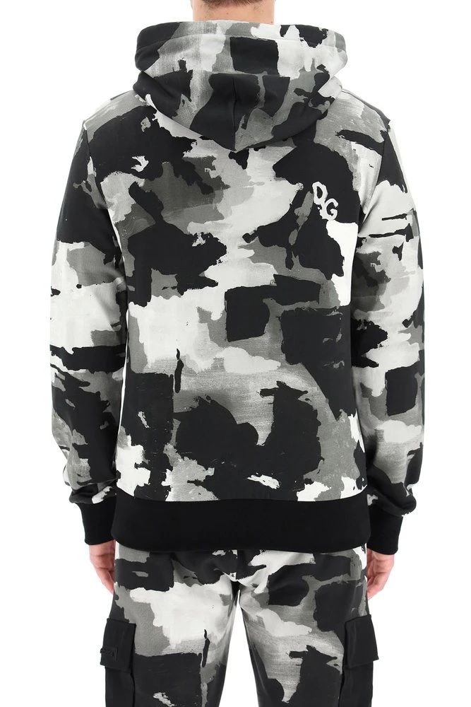 Dolce & Gabbana Camouflage Print Hoodie - Multi 4 Dolce & Gabbana Camouflage Print Hoodie - Multi - Image 4