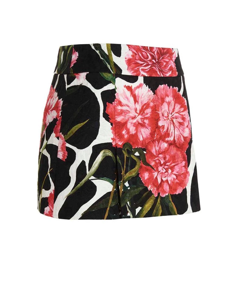 ( New Season ) Dolce & Gabbana Allover Floral Printed Mini Skirt - Multi 3 ( New Season ) Dolce & Gabbana Allover Floral Printed Mini Skirt - Multi - Image 3